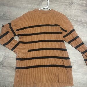 Abercrombie & Fitch Tan Ribbed Sweater